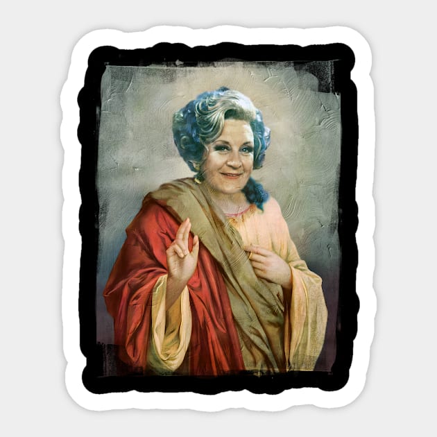 Holly Mrs Slocombe Sticker by PONGEISM STRIPEYE